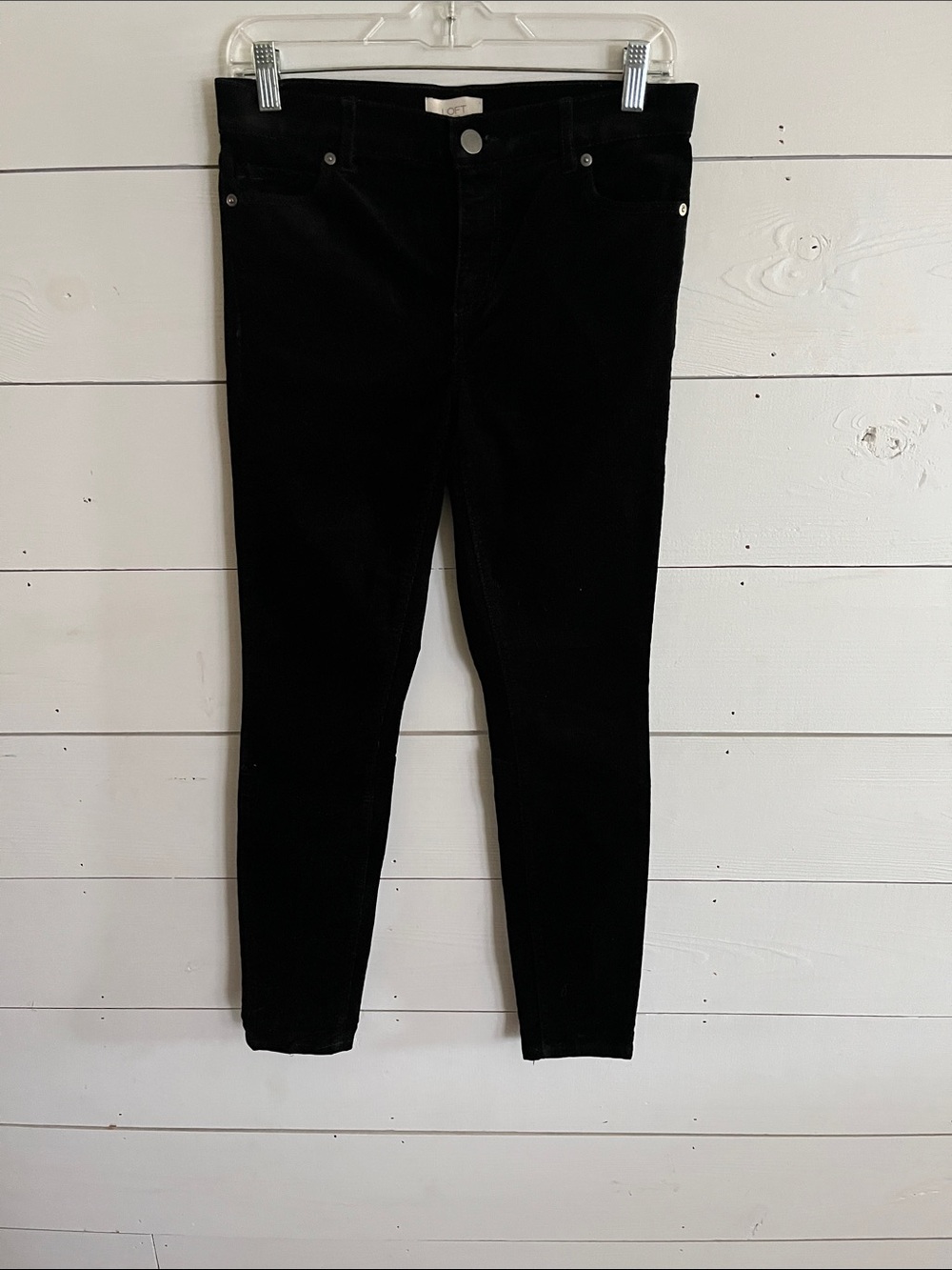 LOFT Black Skinny Stretch Jeans